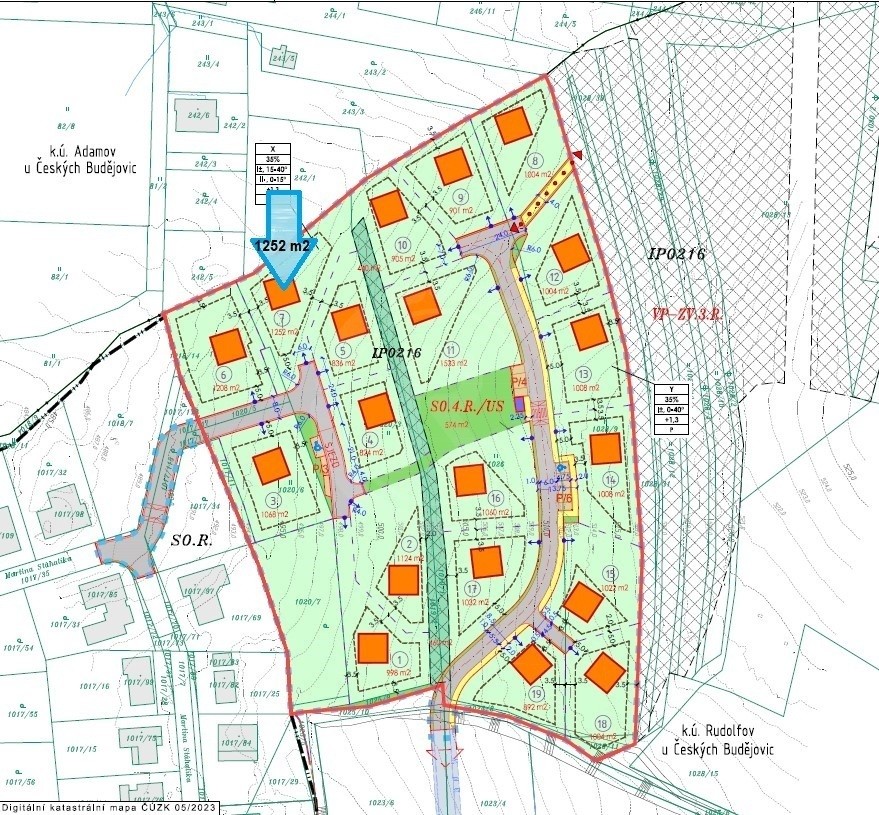 Pozemek pro bydlení · 1 251 m² · Martina Stáhalíka 759, Rudolfov - 4