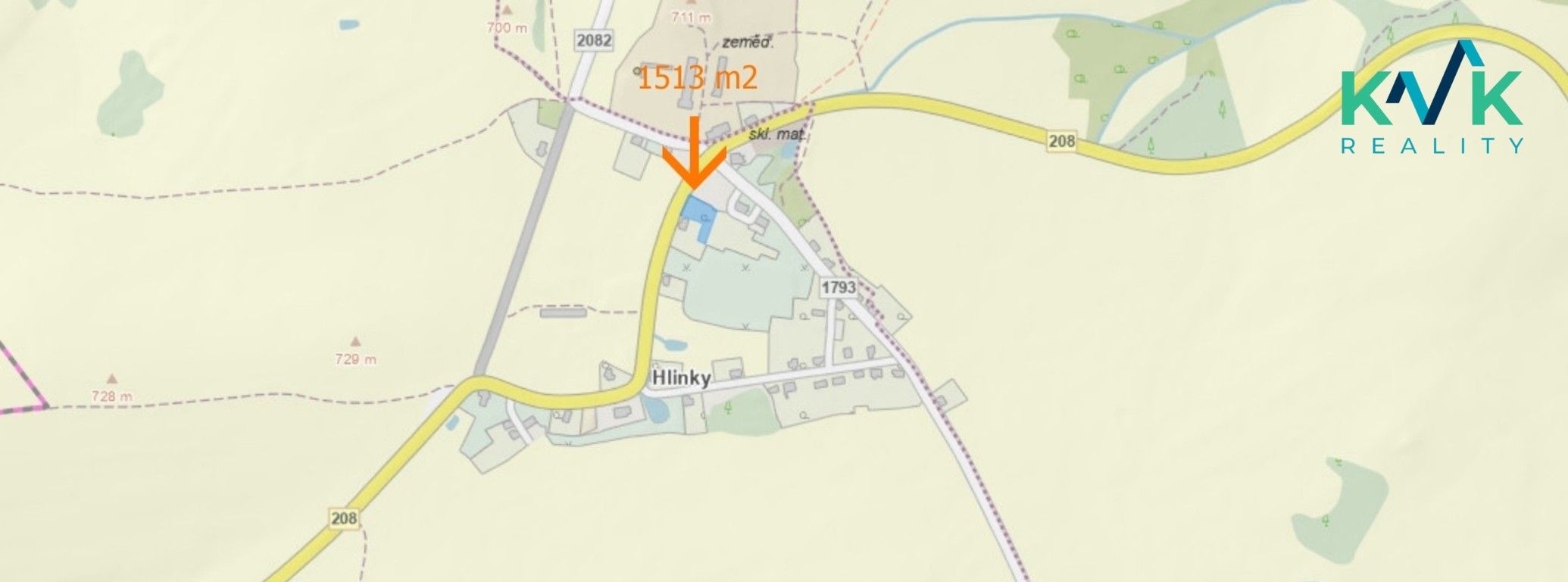Pozemky pro bydlení, Stanovice, 1 513 m² - 2