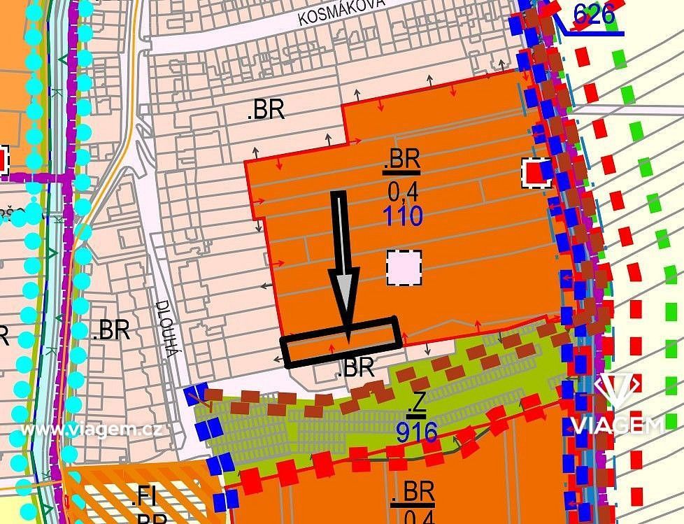 Pozemek pro bydlení · Šlapanice, okres Brno-venkov, Jihomoravský kraj - 3