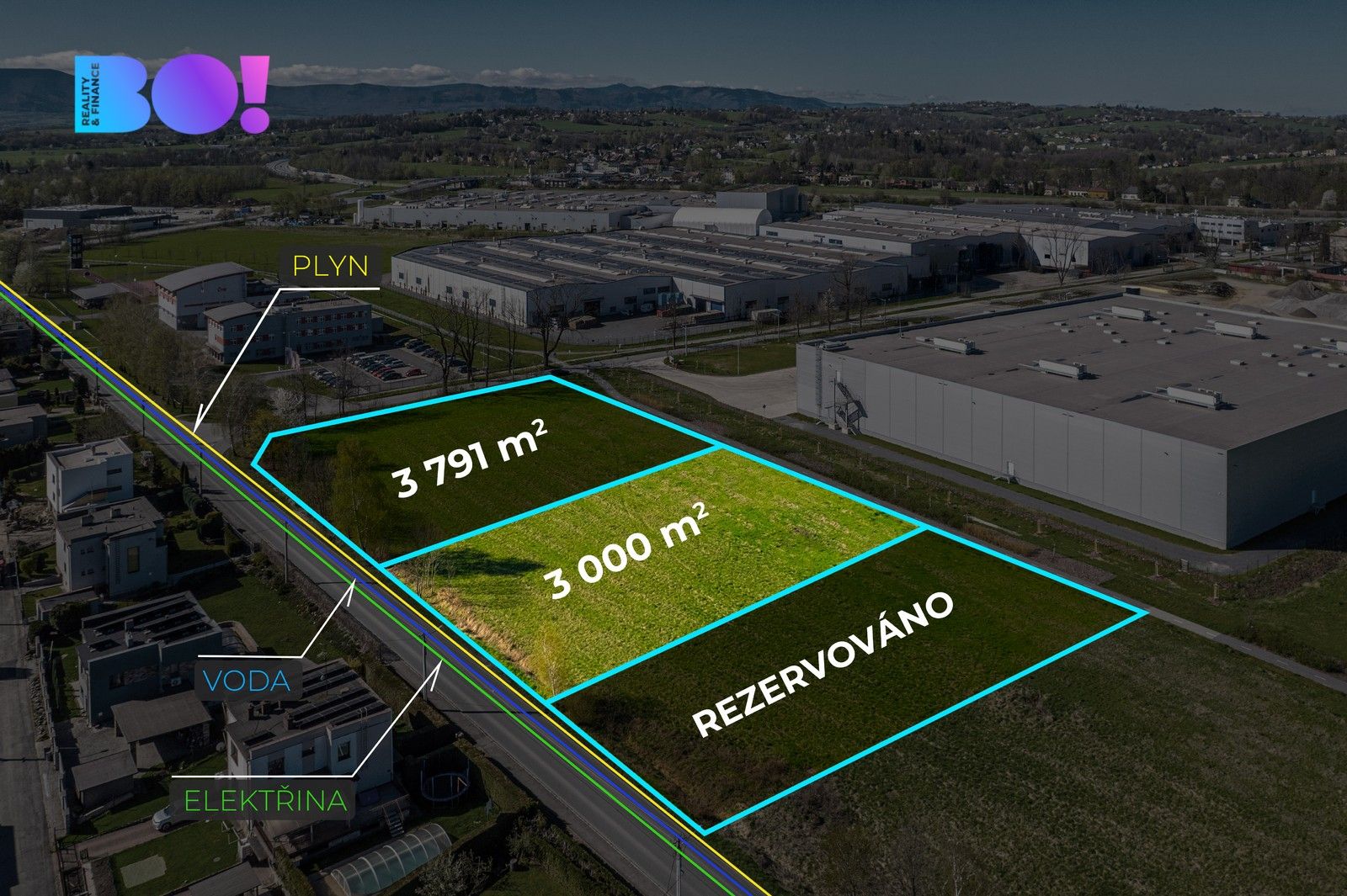 Komerční pozemky, Český Těšín, 3 000 m²
