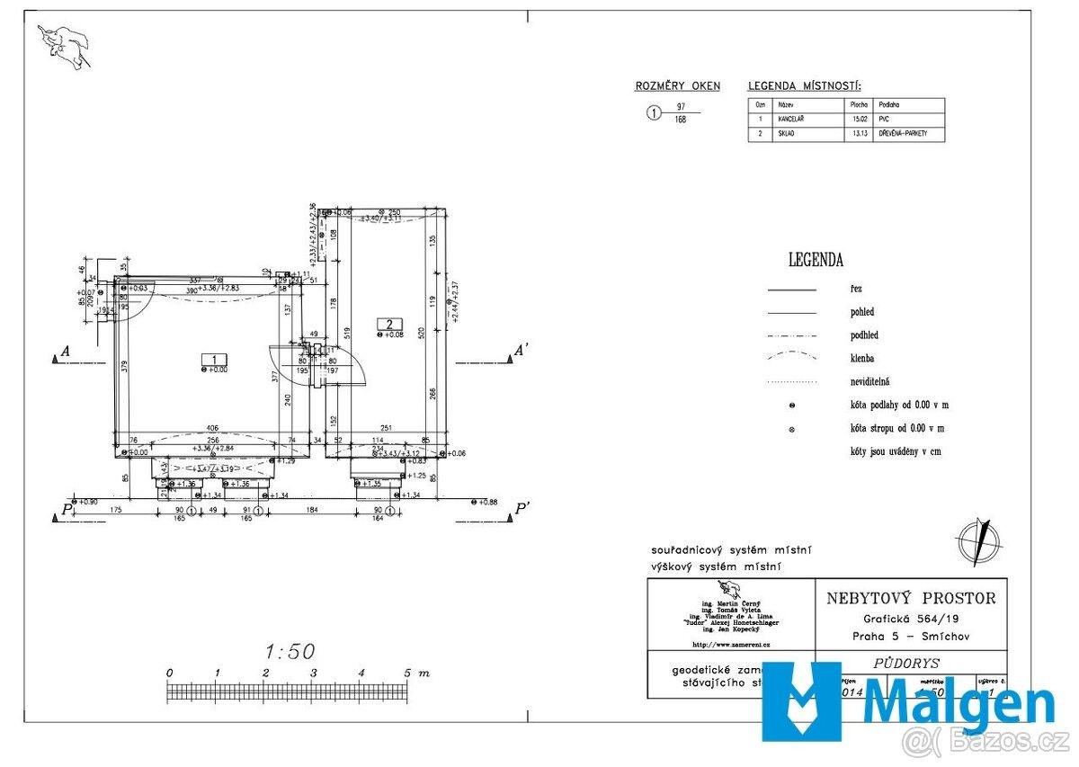 Pronájem kancelář - Praha, 150 00