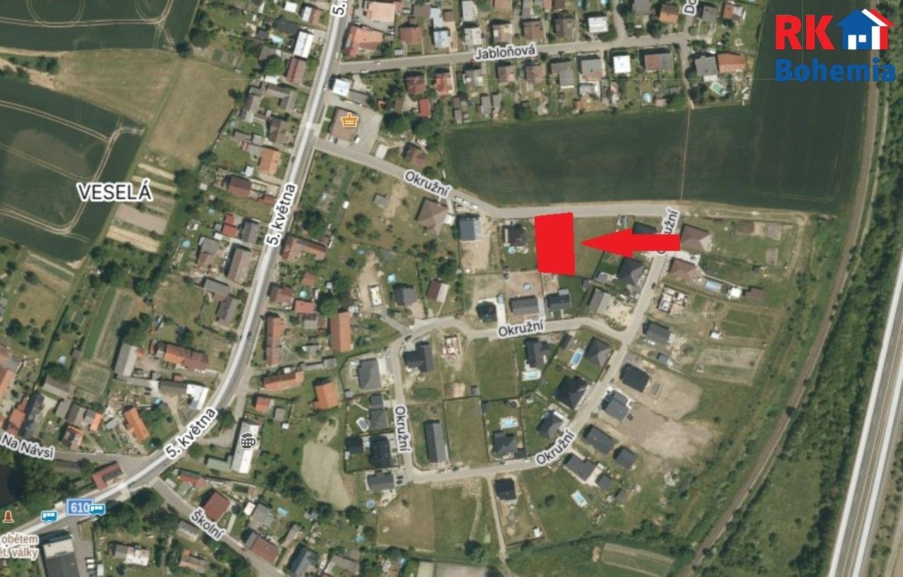 Prodej pozemek pro bydlení - Okružní, Mnichovo Hradiště, 868 m²