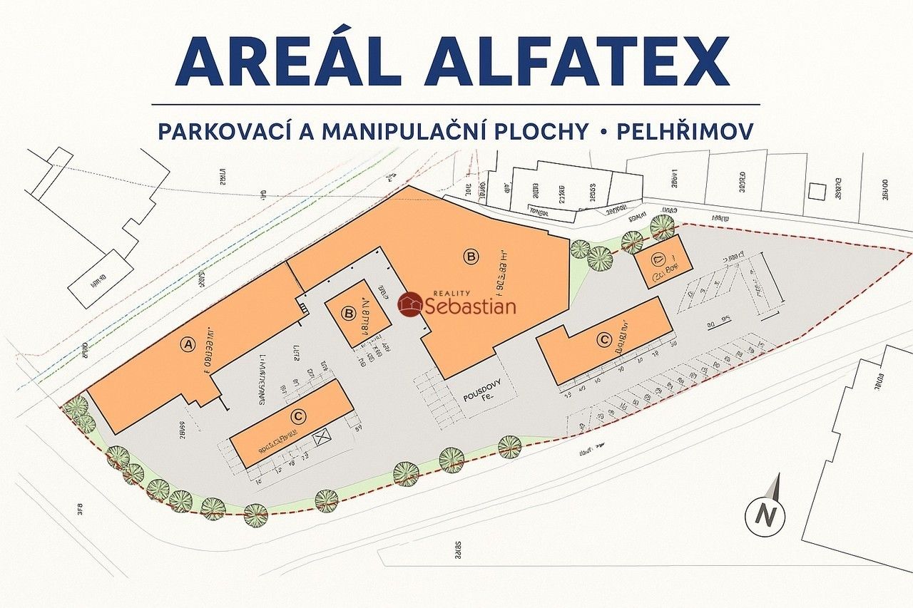 Pronájem komerční pozemek - Křemešnická, Pelhřimov, 303 m²