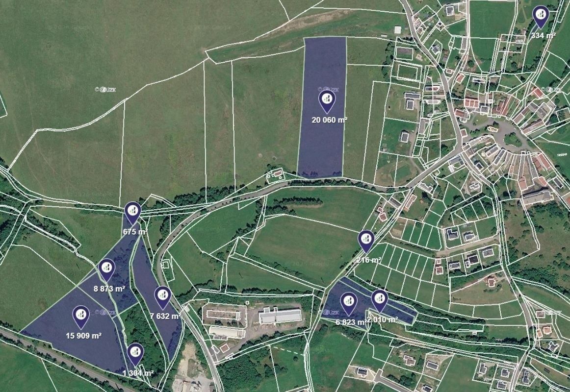Pozemek pro bydlení, 15 959 m²