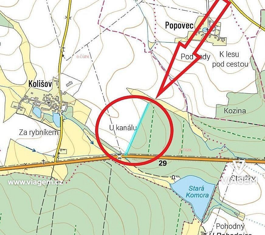 Zemědělské pozemky, Bernartice, okres Písek, Jihočeský kraj - 1