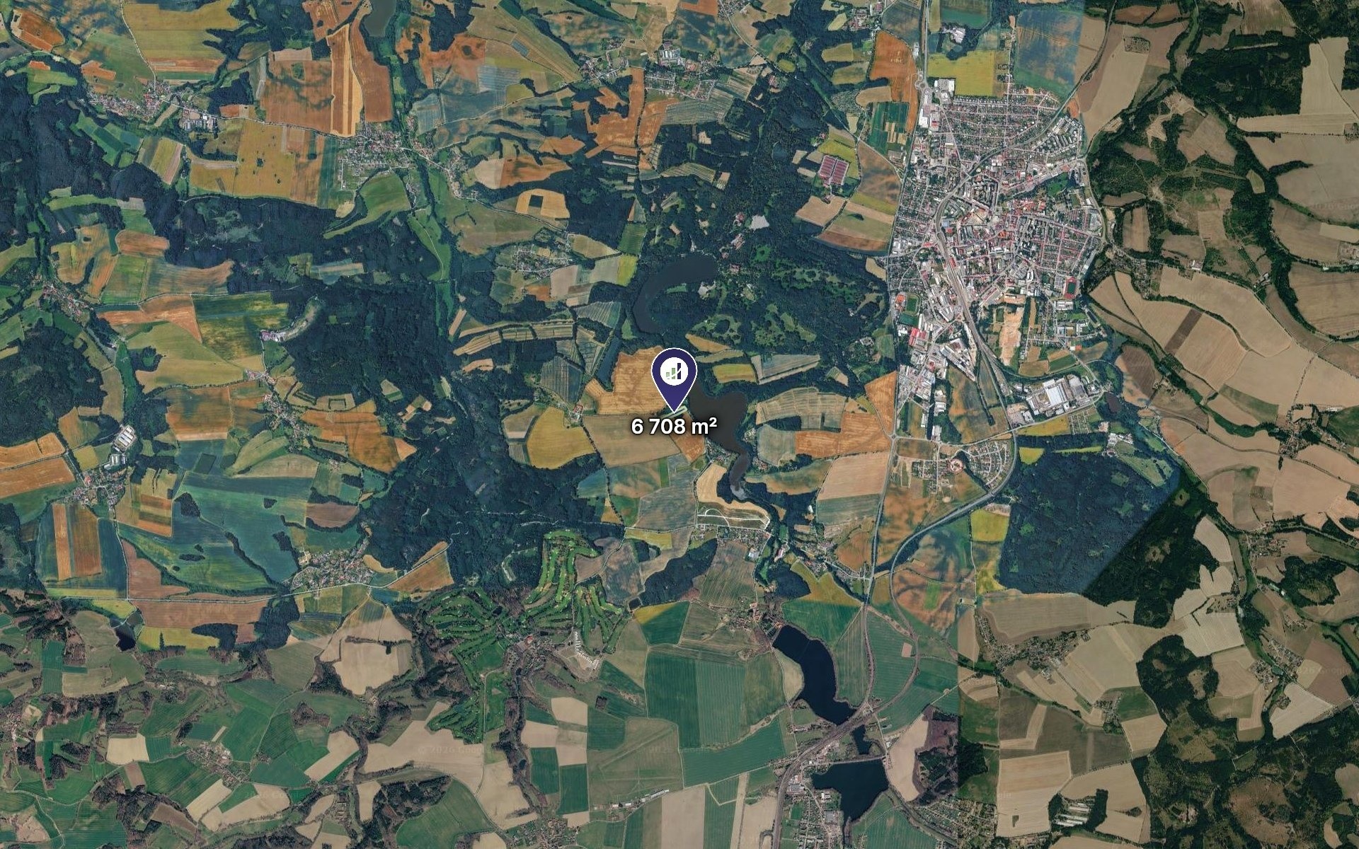 Prodej zemědělský pozemek - Bystřice, 6 708 m² - 2