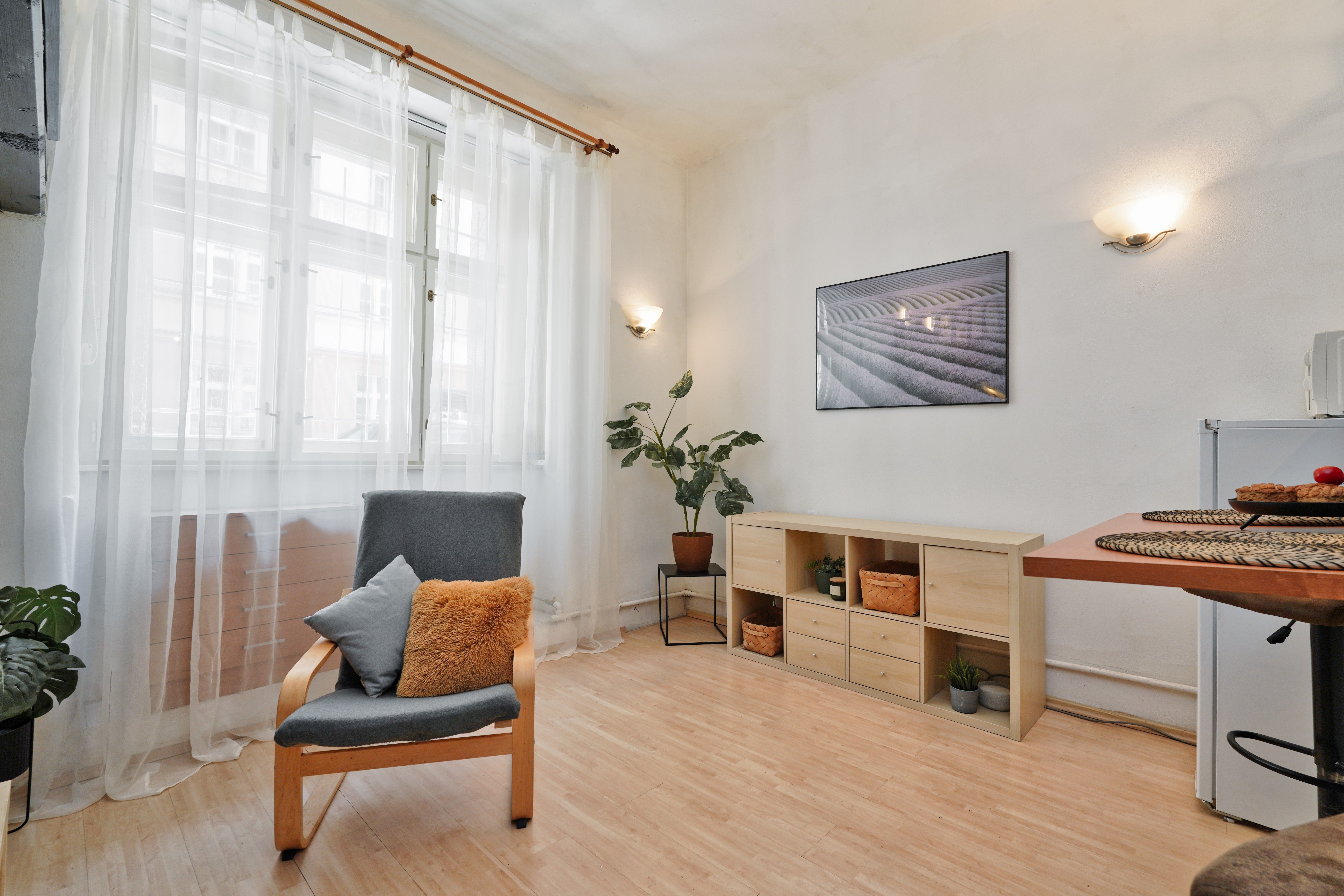Byt 1+kk · 32 m² · Podskalská 370/31, Praha - 3