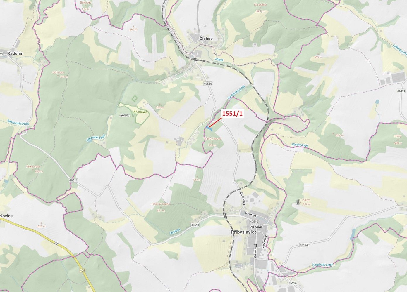 Lesy, Číchov - 1