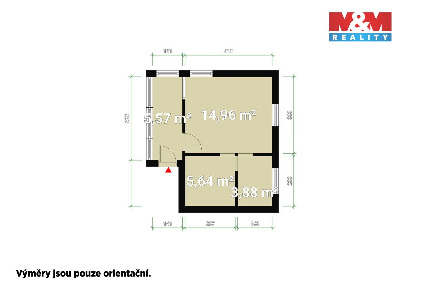 Chaty, Vížka, Planá, 30 m² - 2