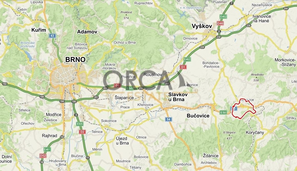 Prodej pozemek pro bydlení - Brankovice, 683 33