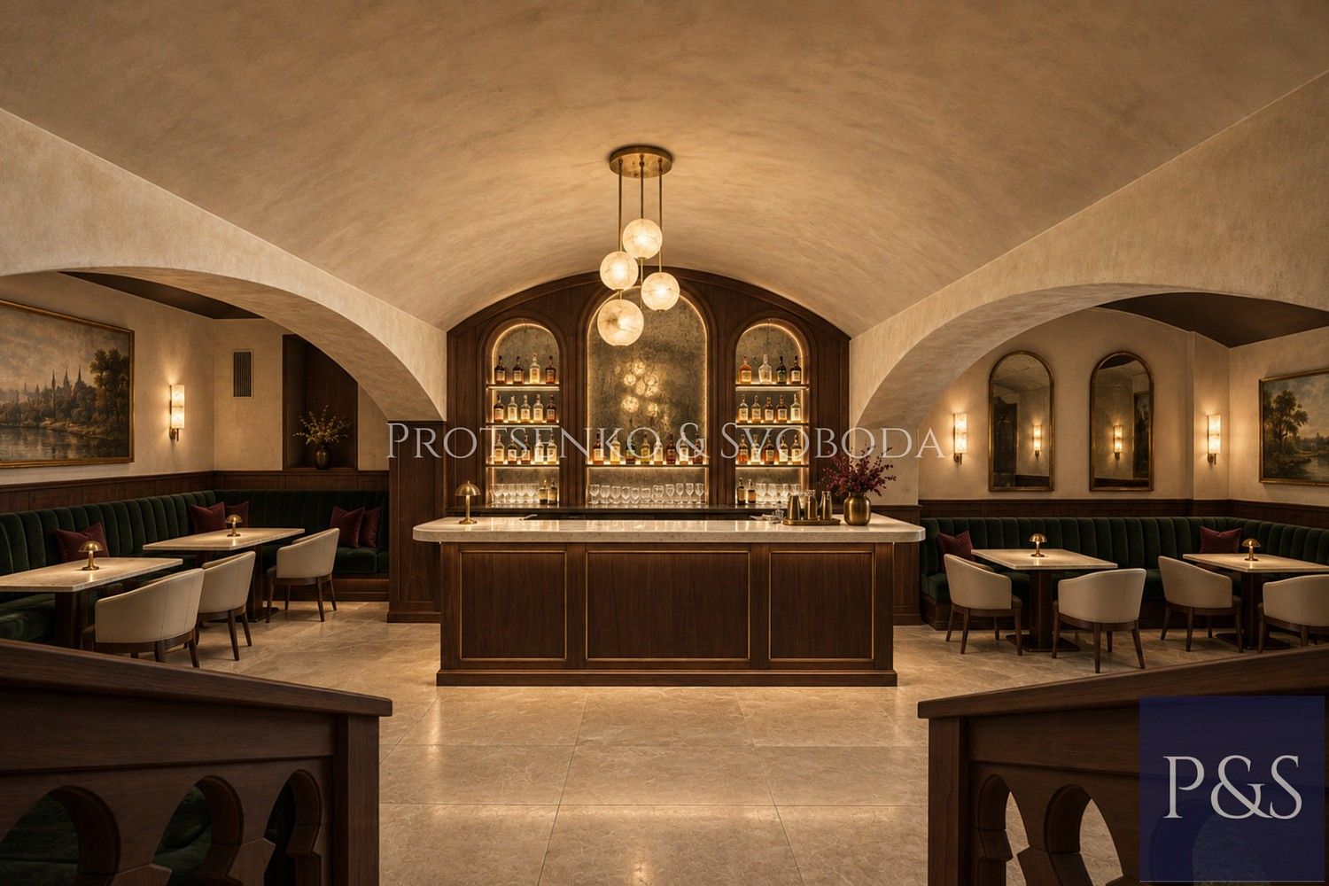 Restaurace, Anny Letenské, Praha 2 - Vinohrady, 593 m² - 1