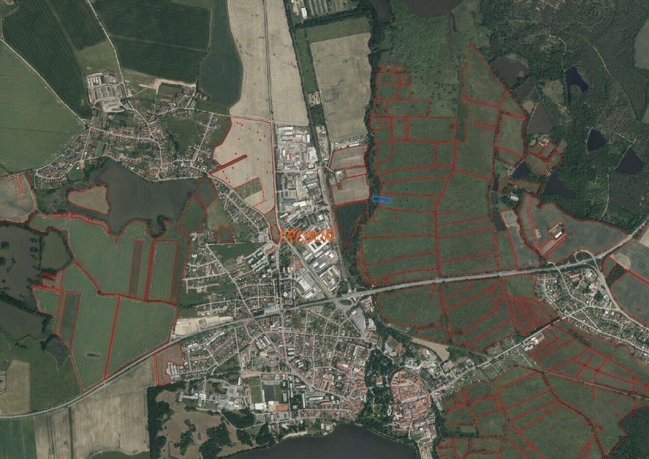 Prodej pozemek - Třeboň II, 2 088 m² - 2