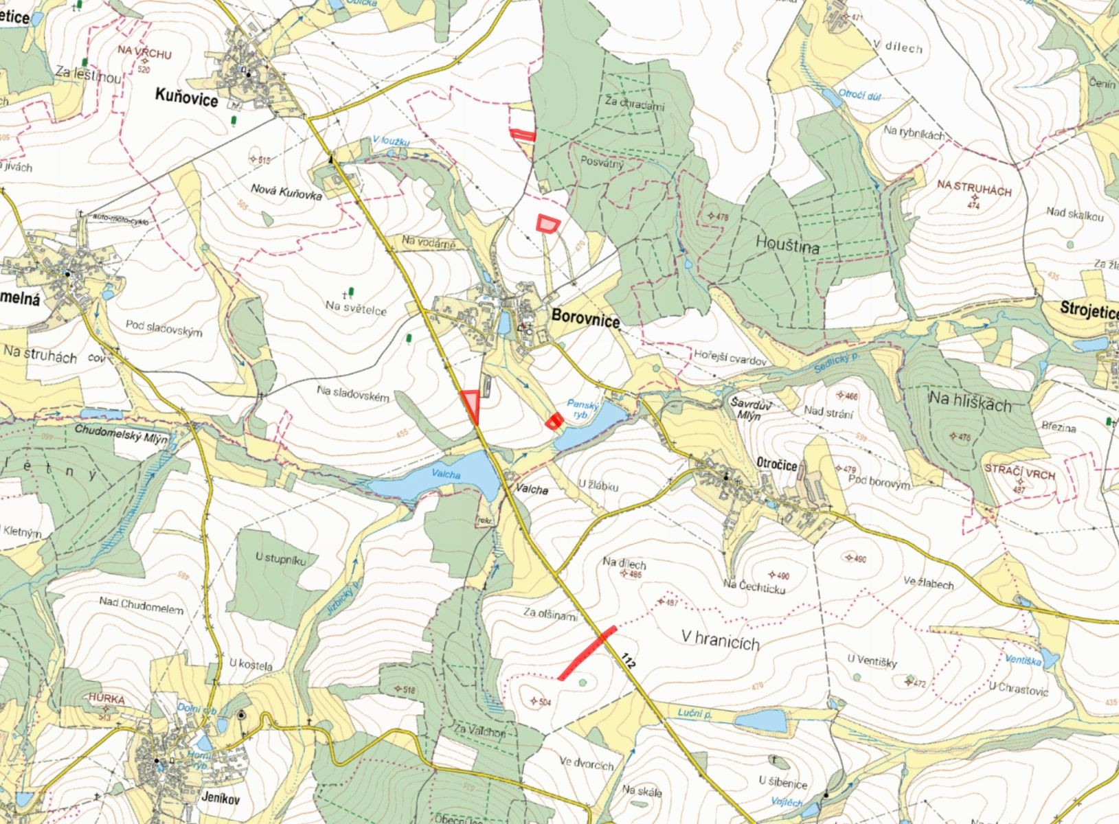 Prodej zemědělský pozemek - Borovnice - 5