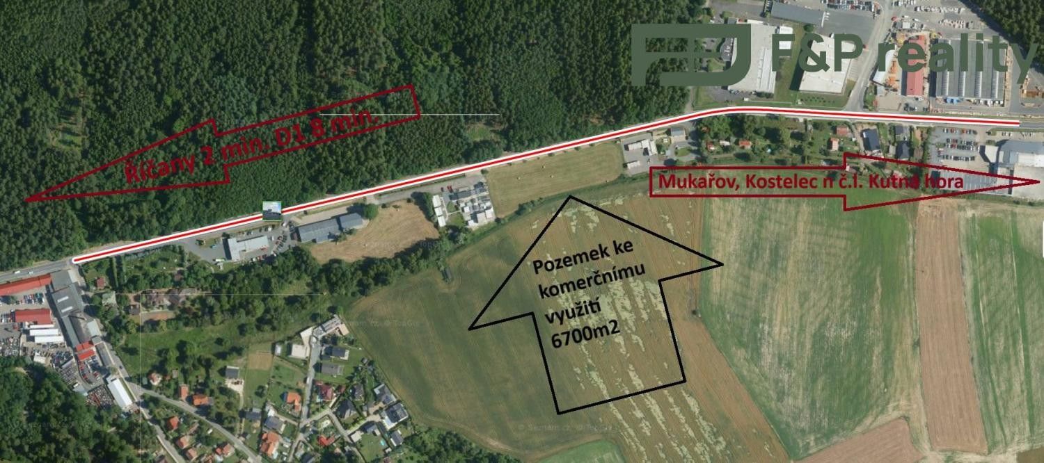 Komerční pozemky, Tehovec,Středočeský kraj,Praha-východ, 6 700 m² - 1