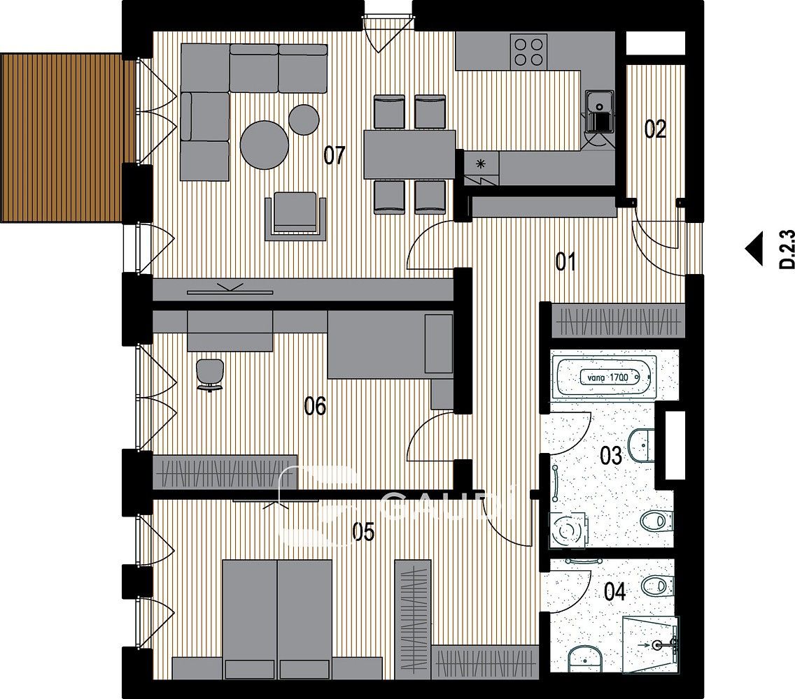 Prodej byt 3+kk - Praha, okres Praha 9, Hlavní město Praha, 95 m² - 5