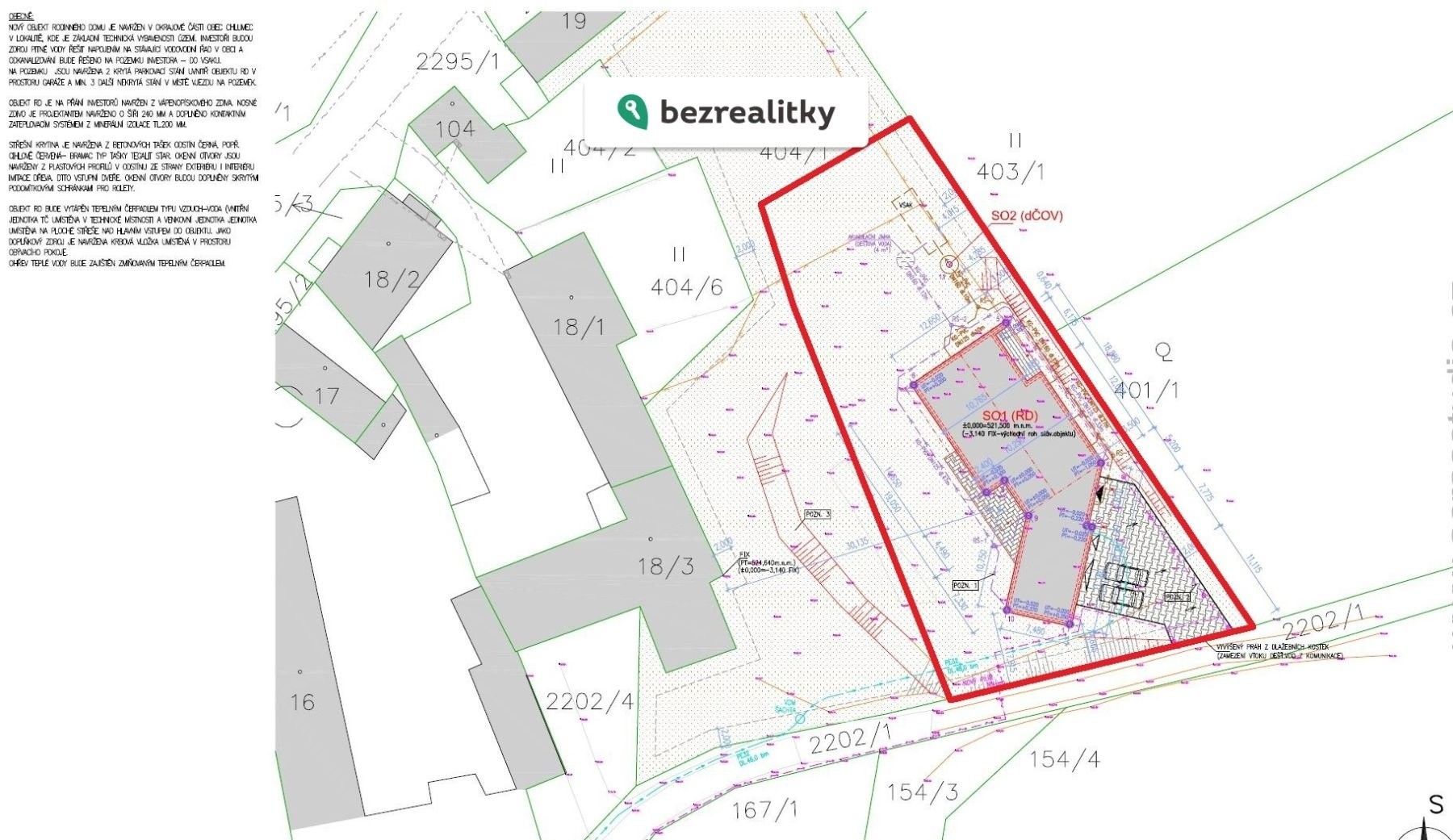 Pozemky pro bydlení, Chlumec