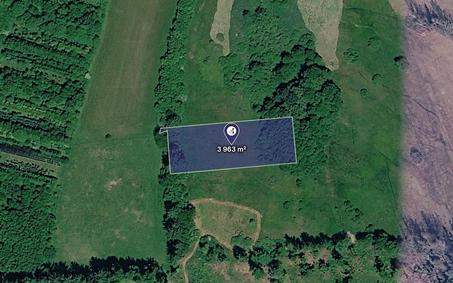 Louky, Nový Rychnov, 3 963 m² - 1