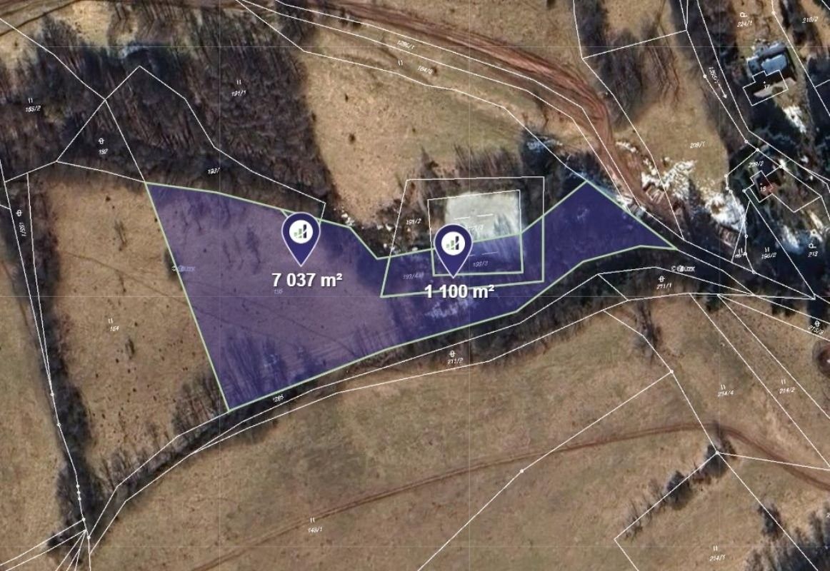 Louky, Mladé Buky, 5 425 m²