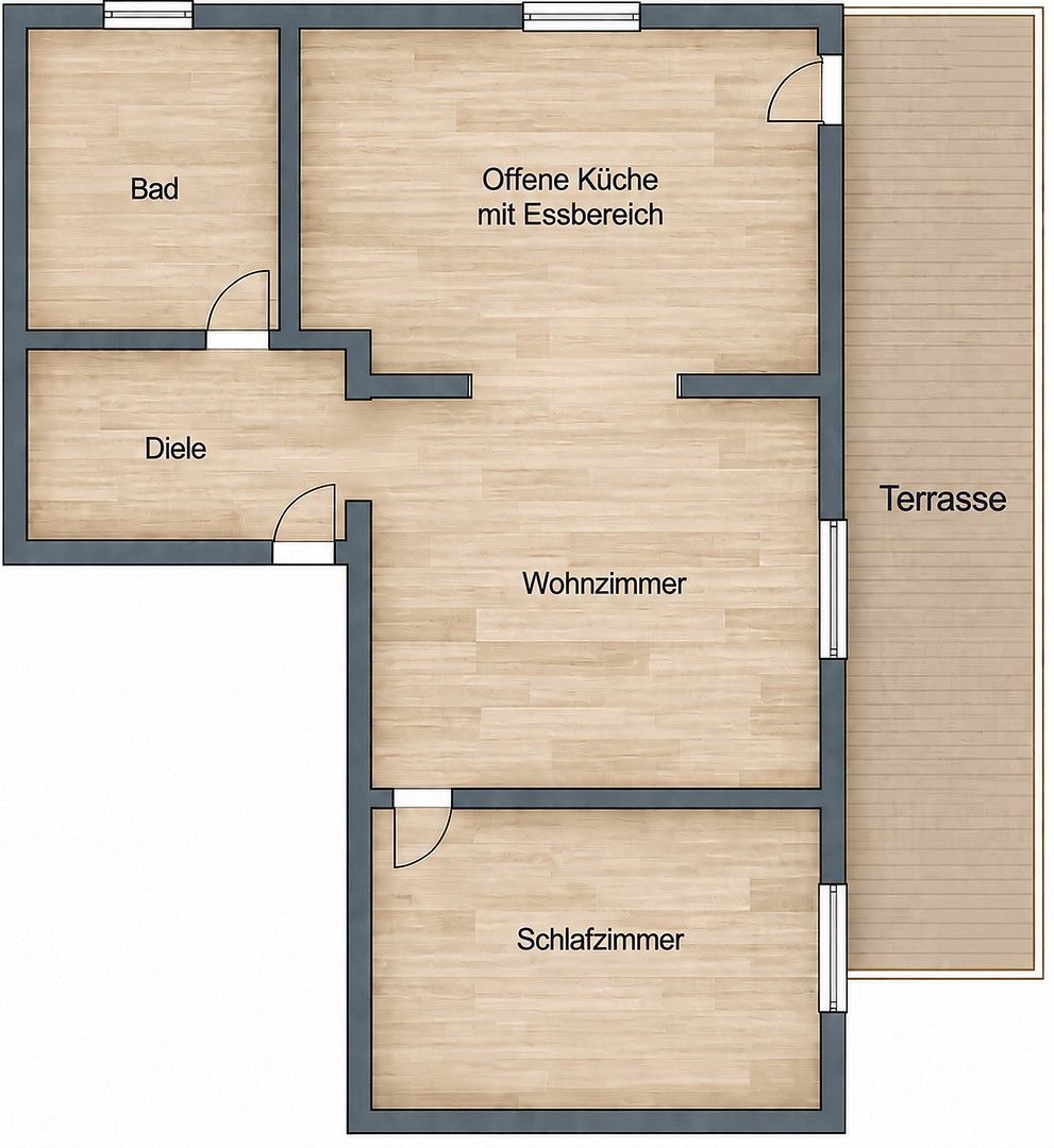 3+1, , Porýní-Falc, 118 m² - 1