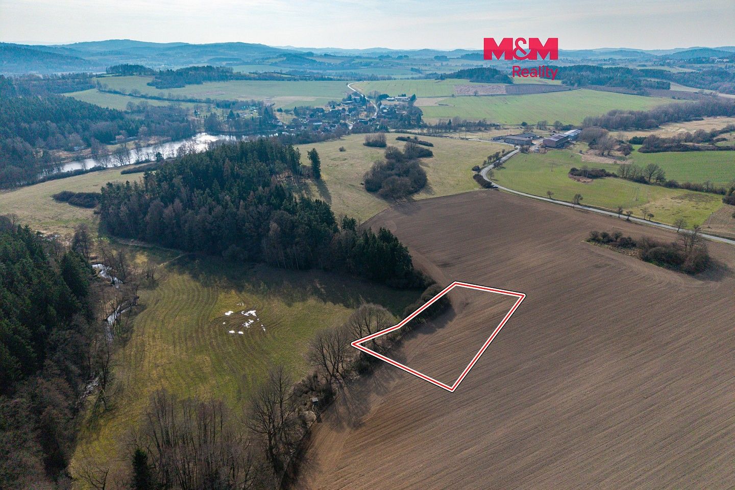 Zemědělský pozemek, 1 277 m²