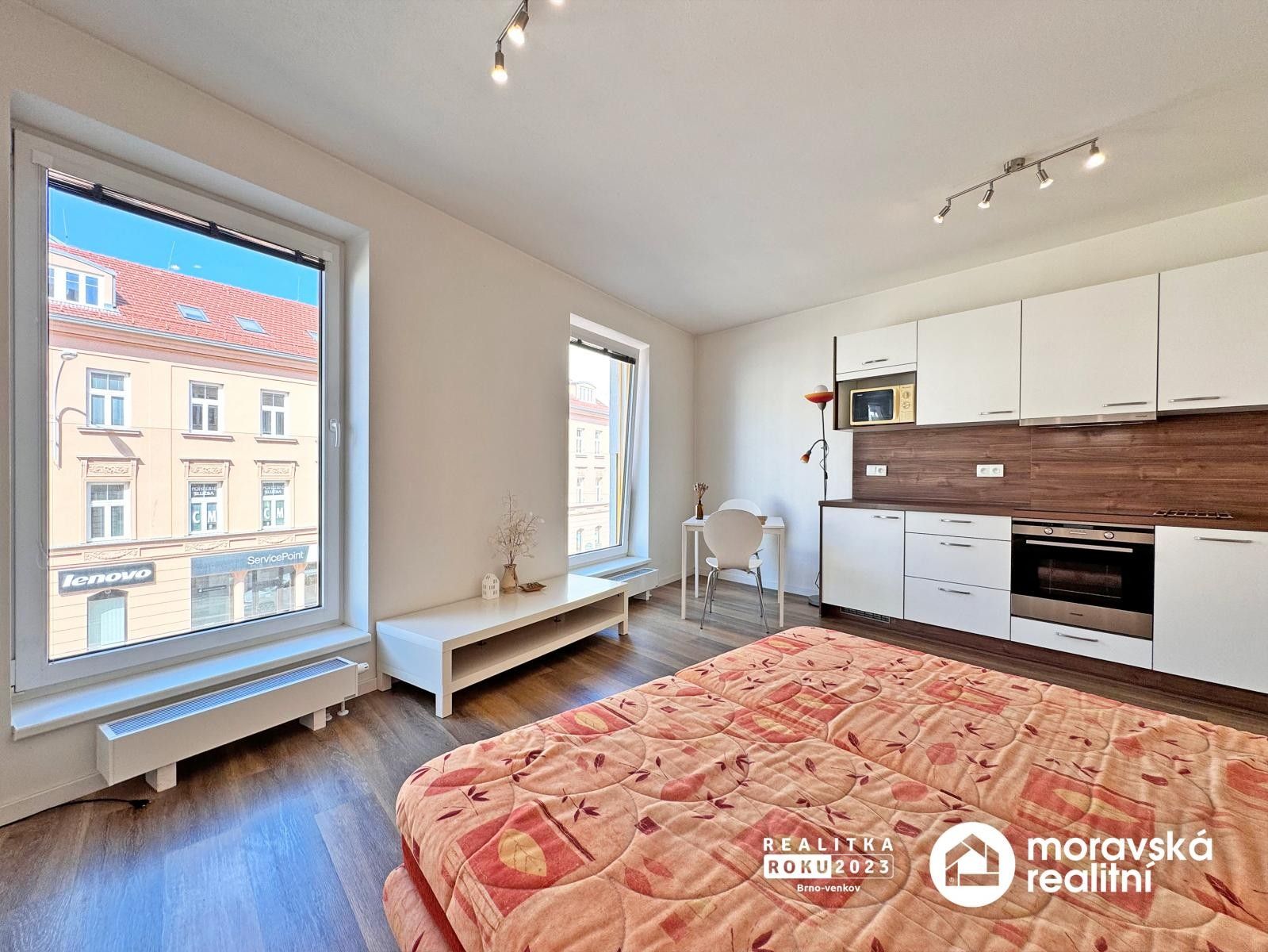 Pronájem byt 1+kk - Hybešova, Brno, 31 m²