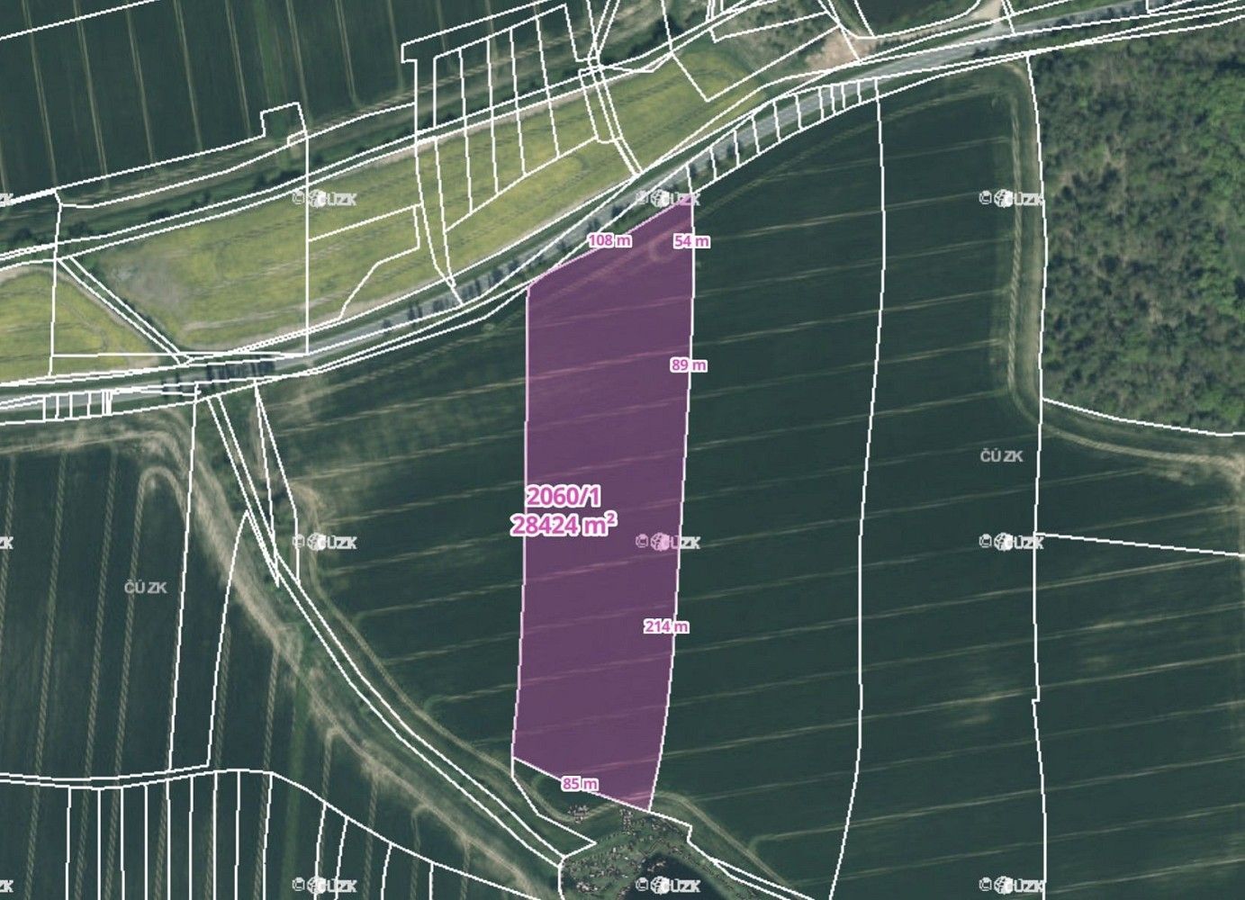 Zemědělský pozemek, 28 424 m²