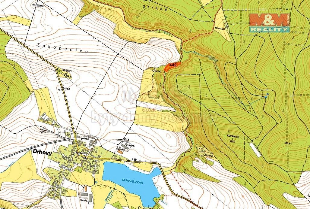 Prodej les - Borotice, okres Příbram, Středočeský kraj - 5