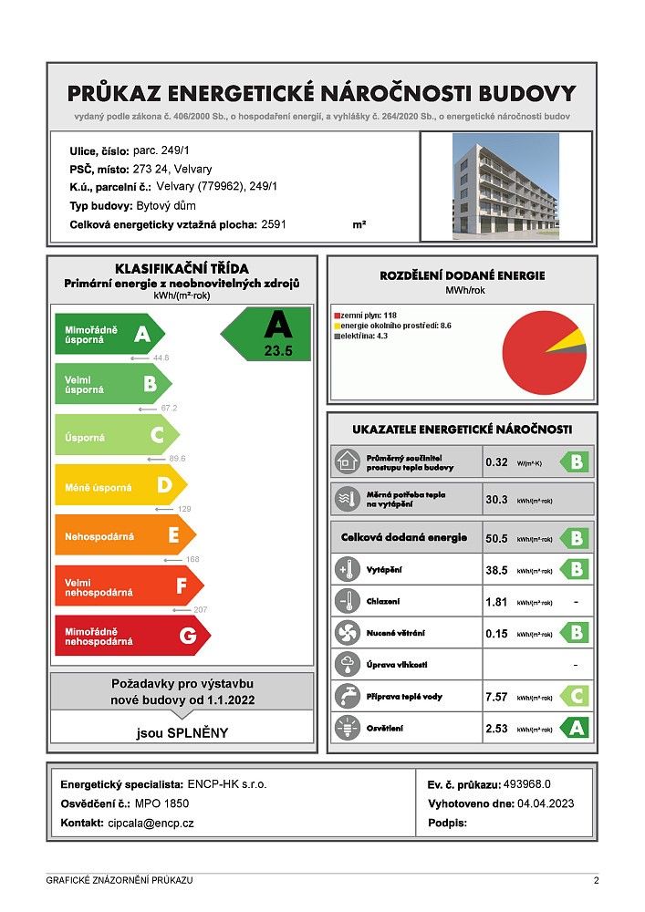 Byt 1+kk · 35 m² · Velvary, okres Kladno, Středočeský kraj - 4