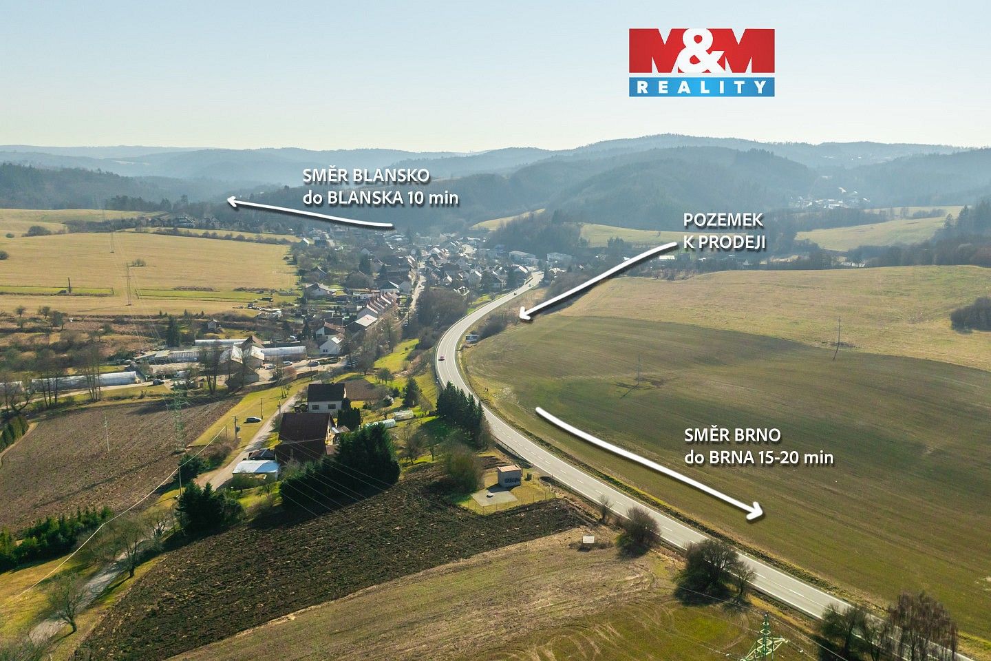 Komerční pozemky, Šebrov-Kateřina - Šebrov, okres Blansko, Jihomoravský kraj - 1