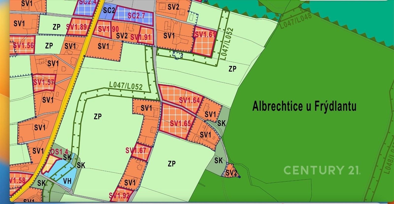 Pozemek pro bydlení · Frýdlant Albrechtice u Frýdlantu - 4