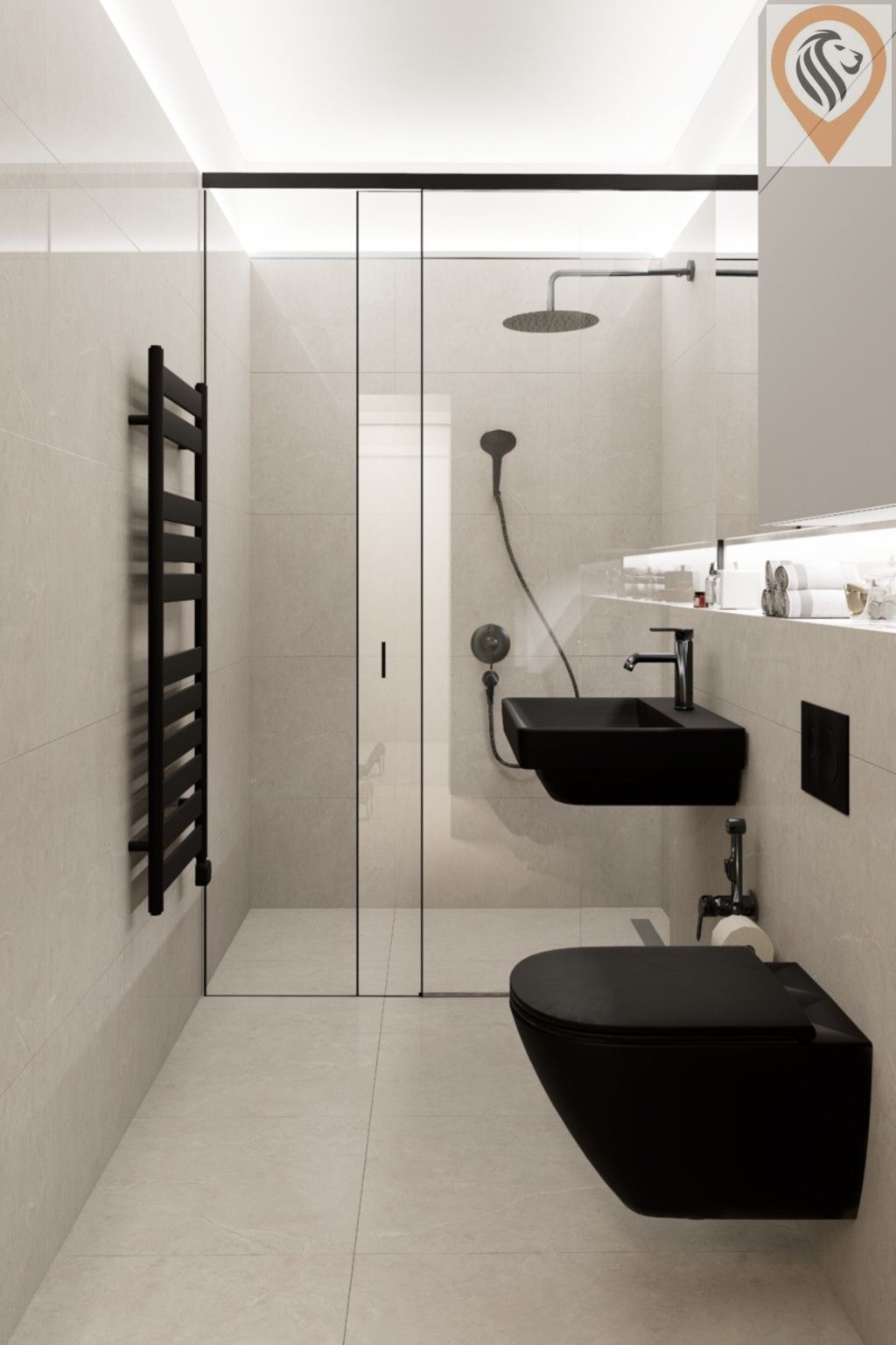 Byt 2+kk · 35 m² · Grafická, Praha Smíchov - 3