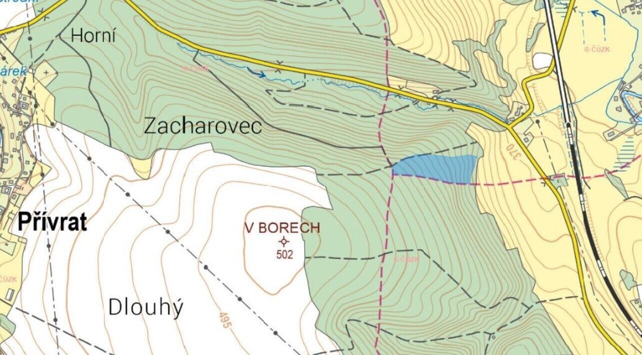 Zemědělské pozemky, Dlouhá Třebová, 23 172 m² - 2
