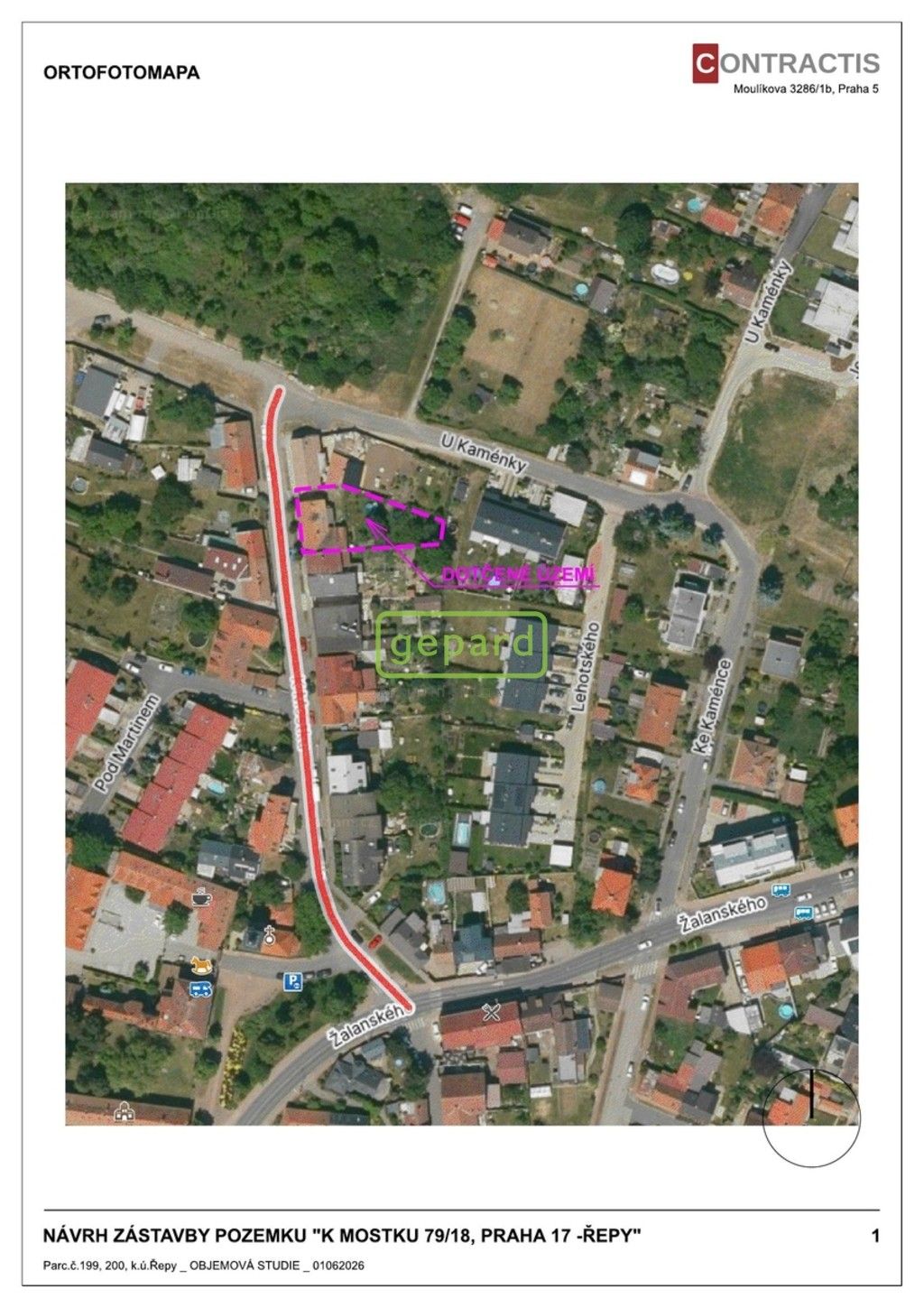 Prodej pozemek pro bydlení - K mostku 79, Praha Řepy, 328 m² - 5