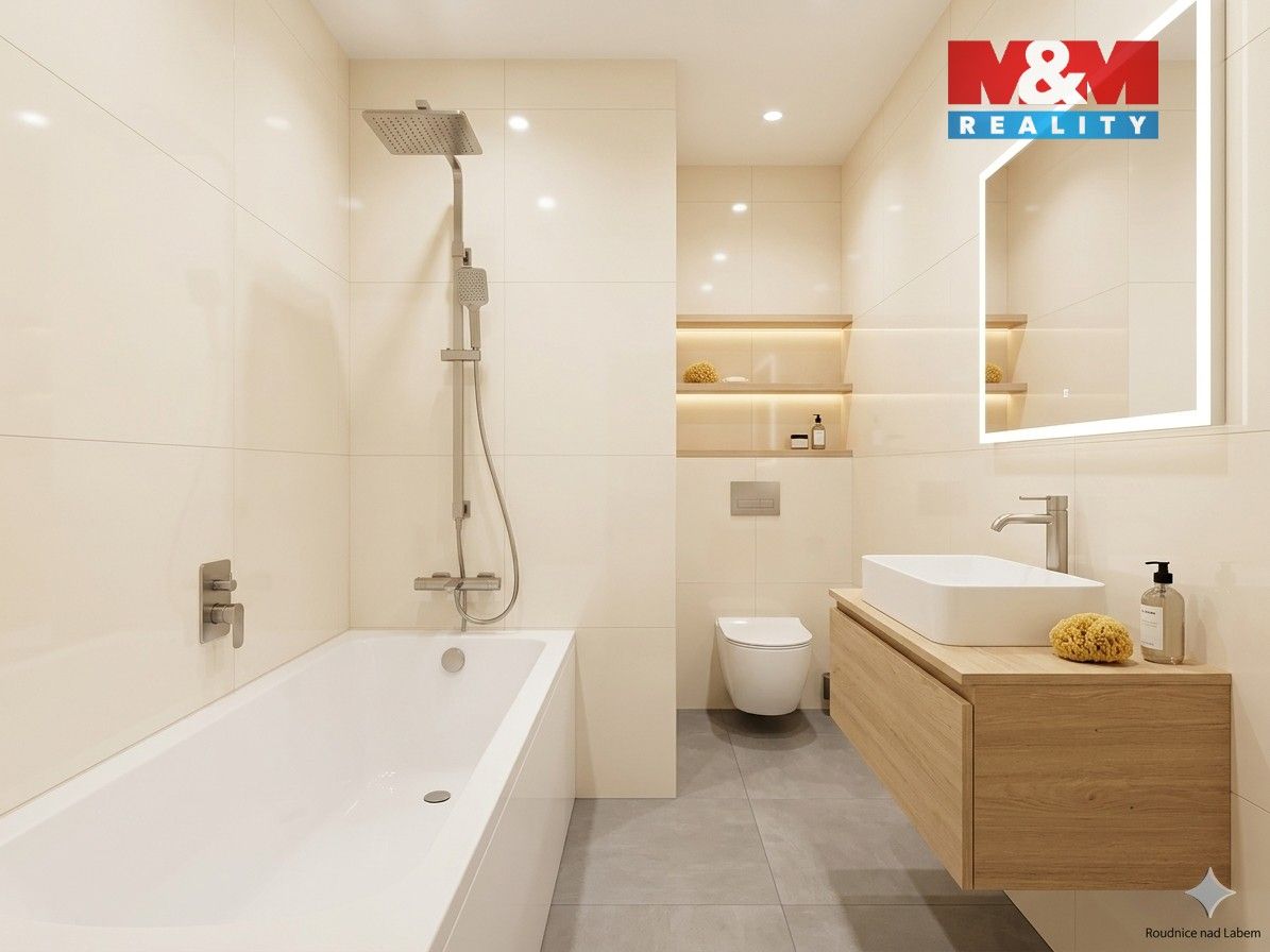 Pronájem byt 1+kk - Želenická, Děčín, 28 m² - 5