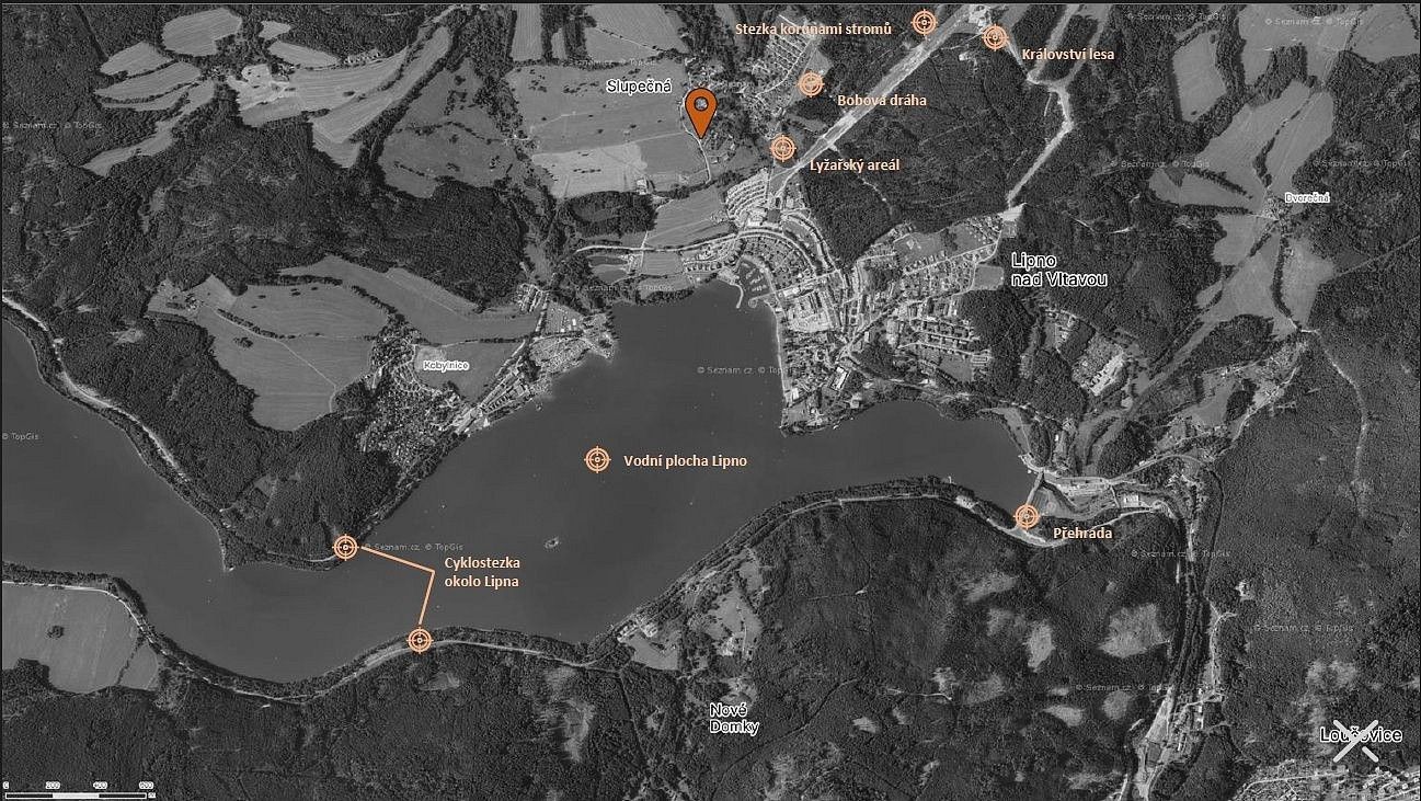 Komerční pozemek · Lipno nad Vltavou - Slupečná, okres Český Krumlov, Jihočeský kraj - 3