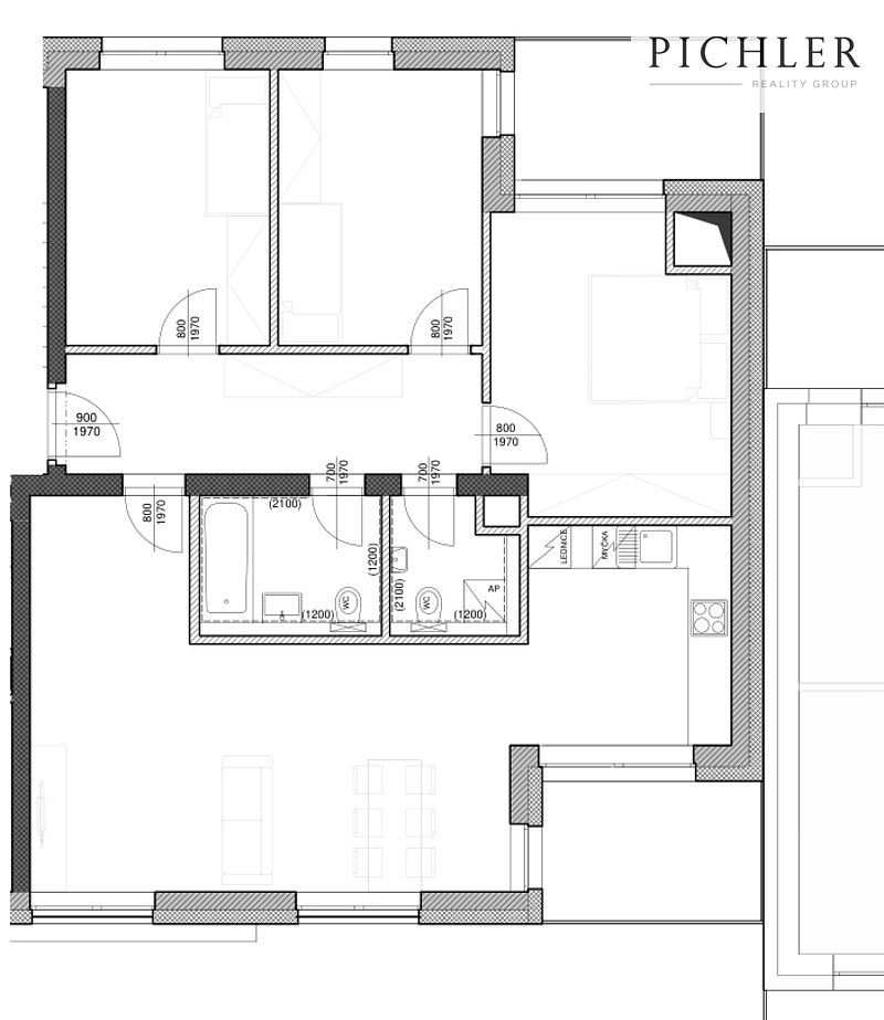 4+kk, Nýřany, okres Plzeň-sever, Plzeňský kraj, 103 m² - 2