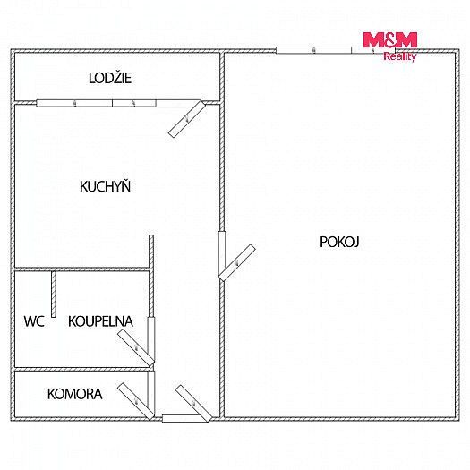 Byt 1+1 · 41 m² · Slévárenská, Trutnov - Střední Předměstí - 4