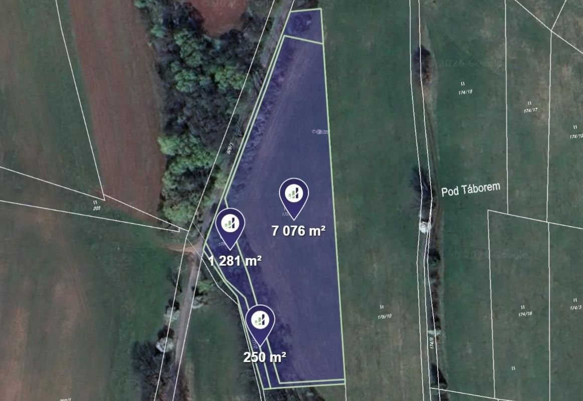 Zemědělský pozemek, 2 869 m²