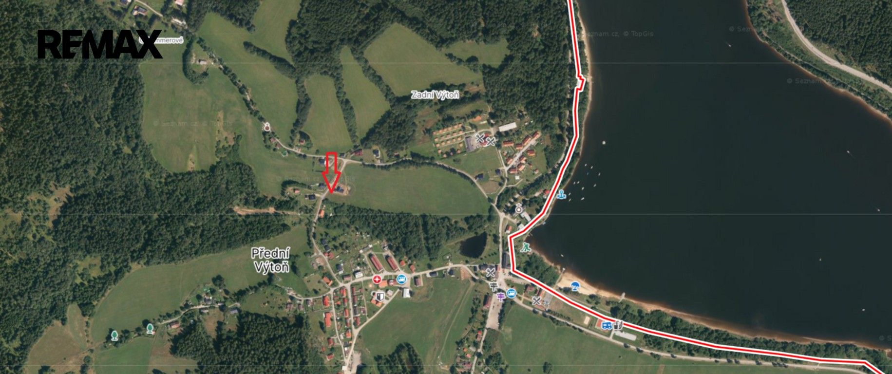 Pozemky pro bydlení, Přední Výtoň, 1 161 m²