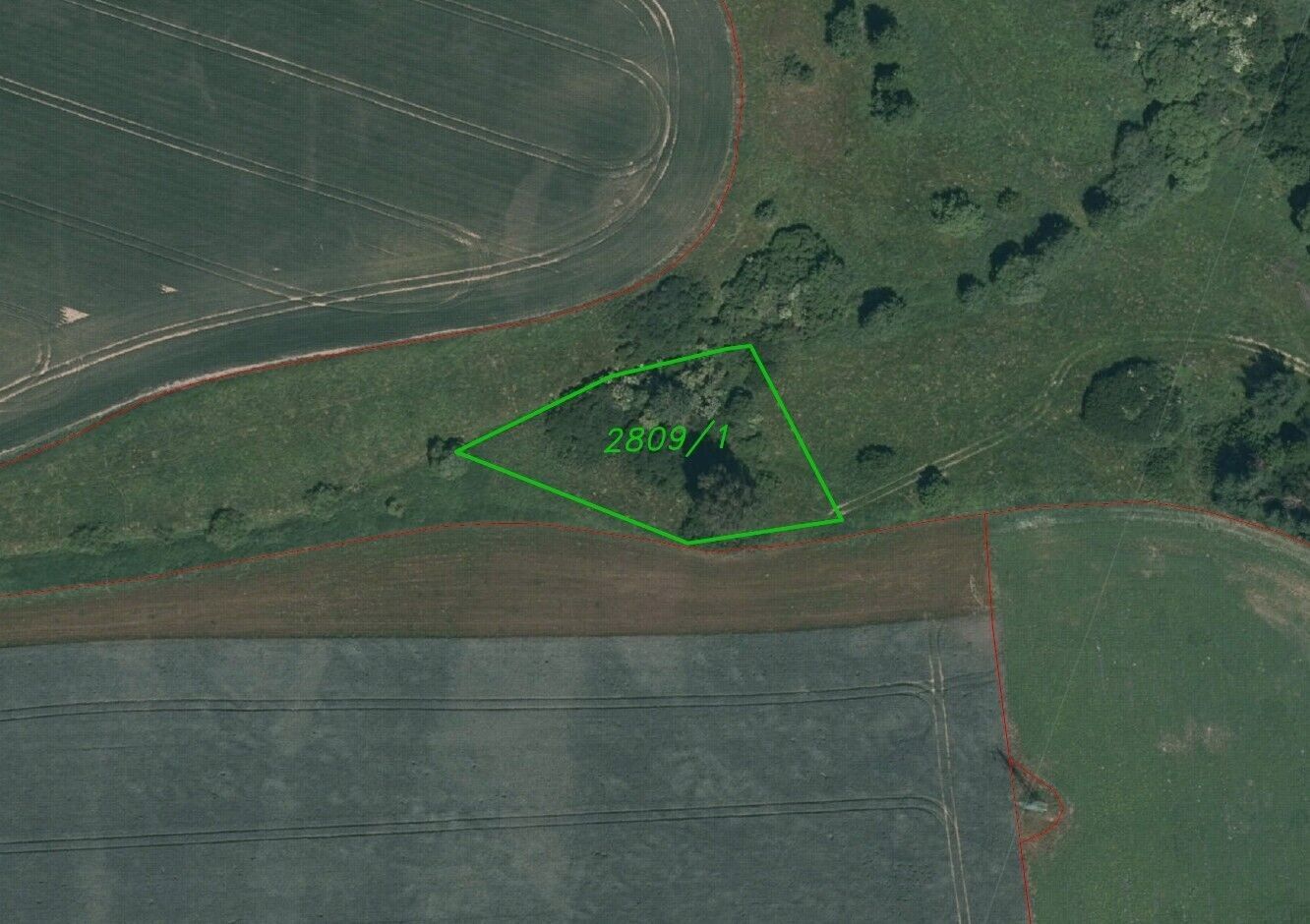 Zemědělské pozemky, Tachov, 2 192 m² - 1