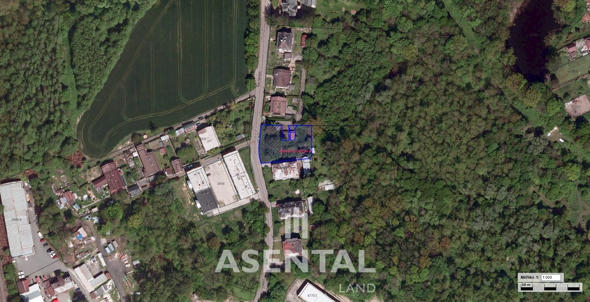 Prodej pozemek pro bydlení - Na Jánské, Ostrava