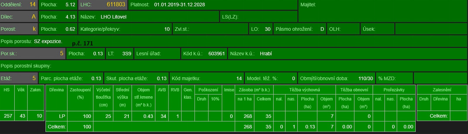 Les · Palonín - 4