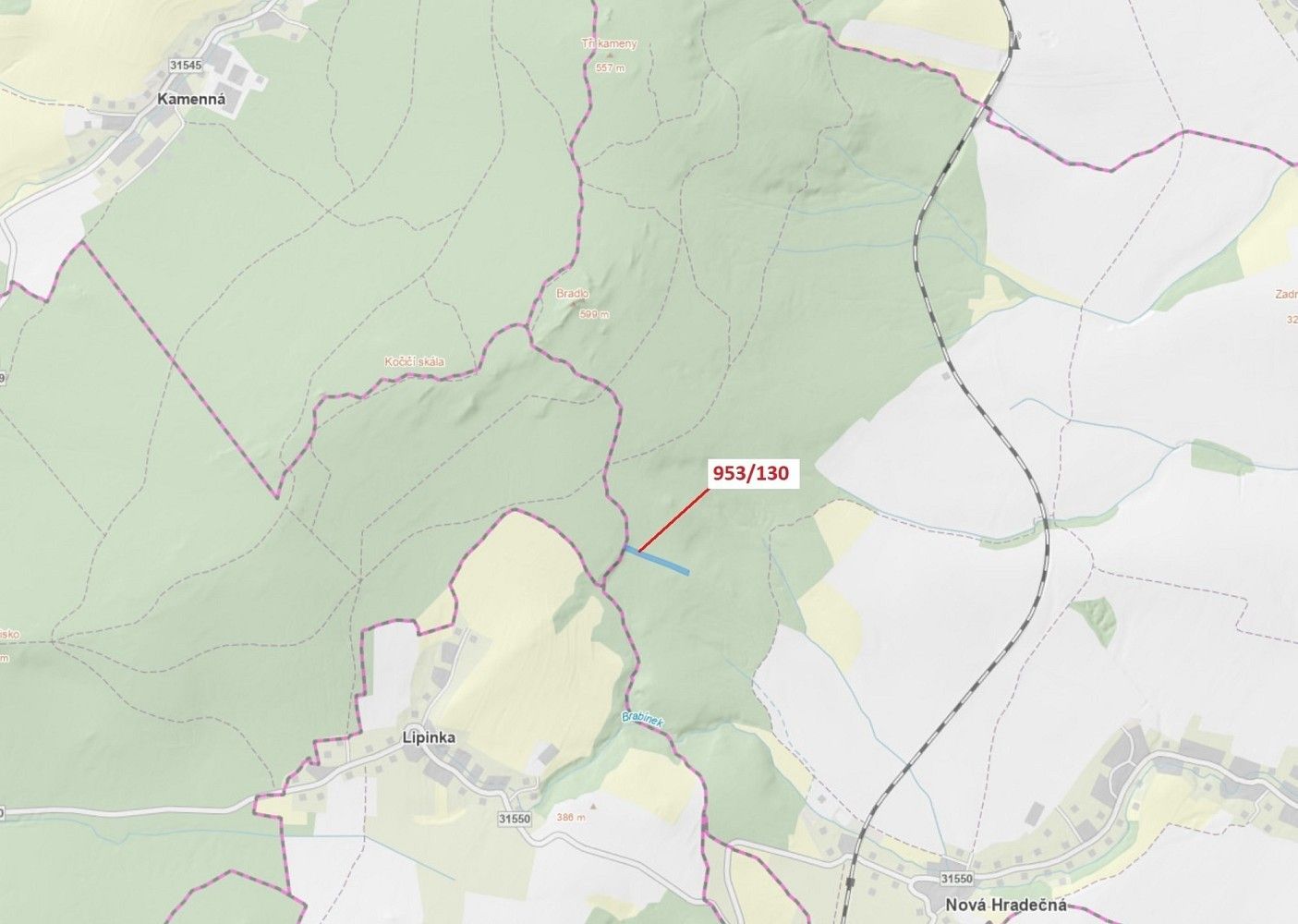 Prodej les - Lipinka, okres Olomouc, Olomoucký kraj - 1