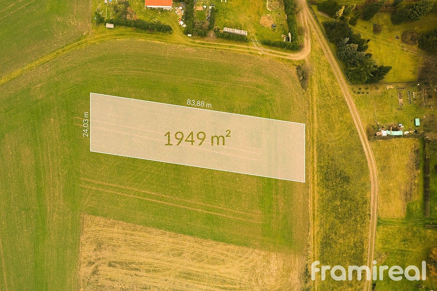 Pozemek pro bydlení, 1 949 m²