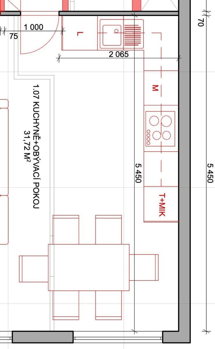 3+kk, Augustinova, Praha - Chodov, 74 m² - 1