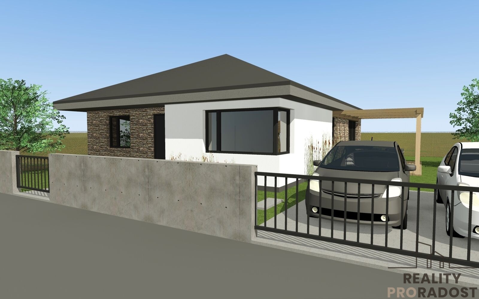 Pozemek pro bydlení · 1 163 m² · Bavoryně - 3