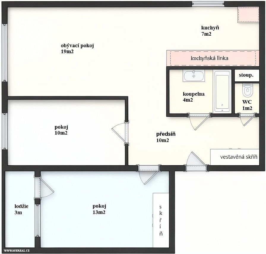 Pronájem byt - Praha, 160 00