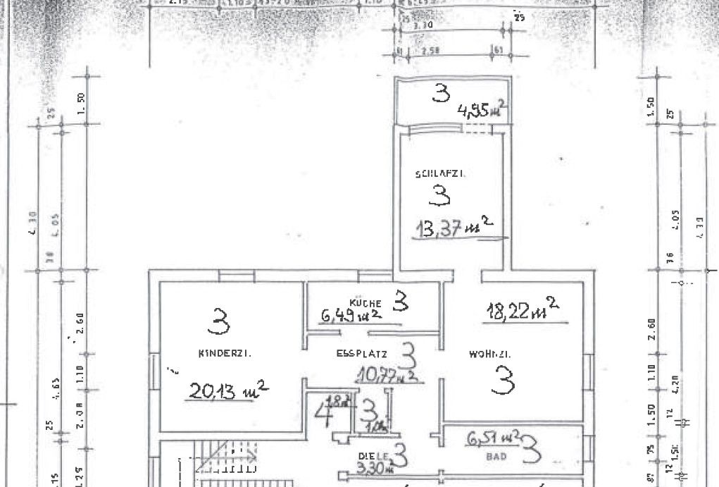 3+kk, Herne Wanne Nordrhein-Westfalen 44649, 83 m² - 1