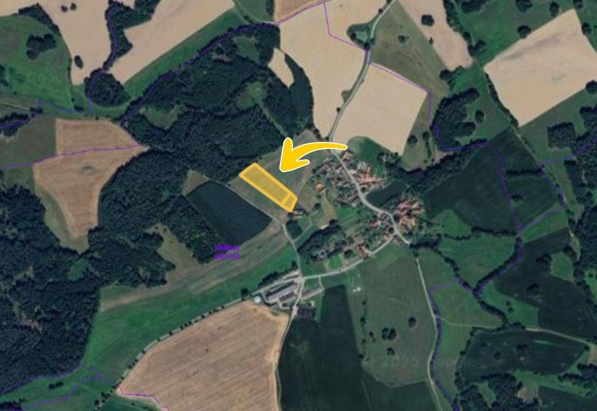 Pronájem zemědělský pozemek - Hrazany, 1 762 m²