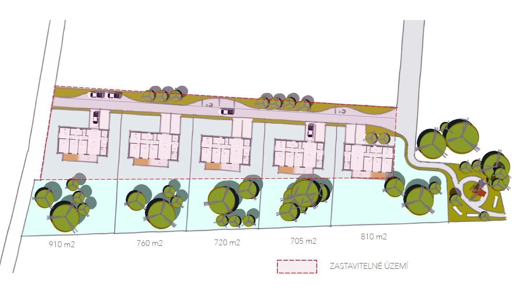 Prodej pozemek pro bydlení - Velatice, 5 122 m² - 5